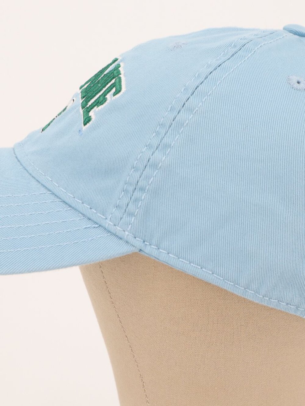 Tulane Green Wave Angry Wave Legacy Light Blue Embroidered Adjustable Dad Hat - Picture 2 of 9